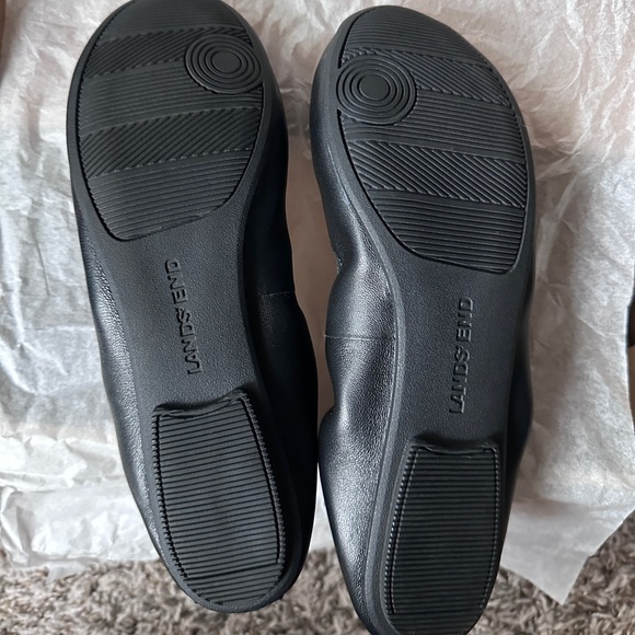 Lands' End WOMEN'S COMFORT SLIP ON LEATHER BALLET FLATS US Size 8.5 - Picture 5 of 11